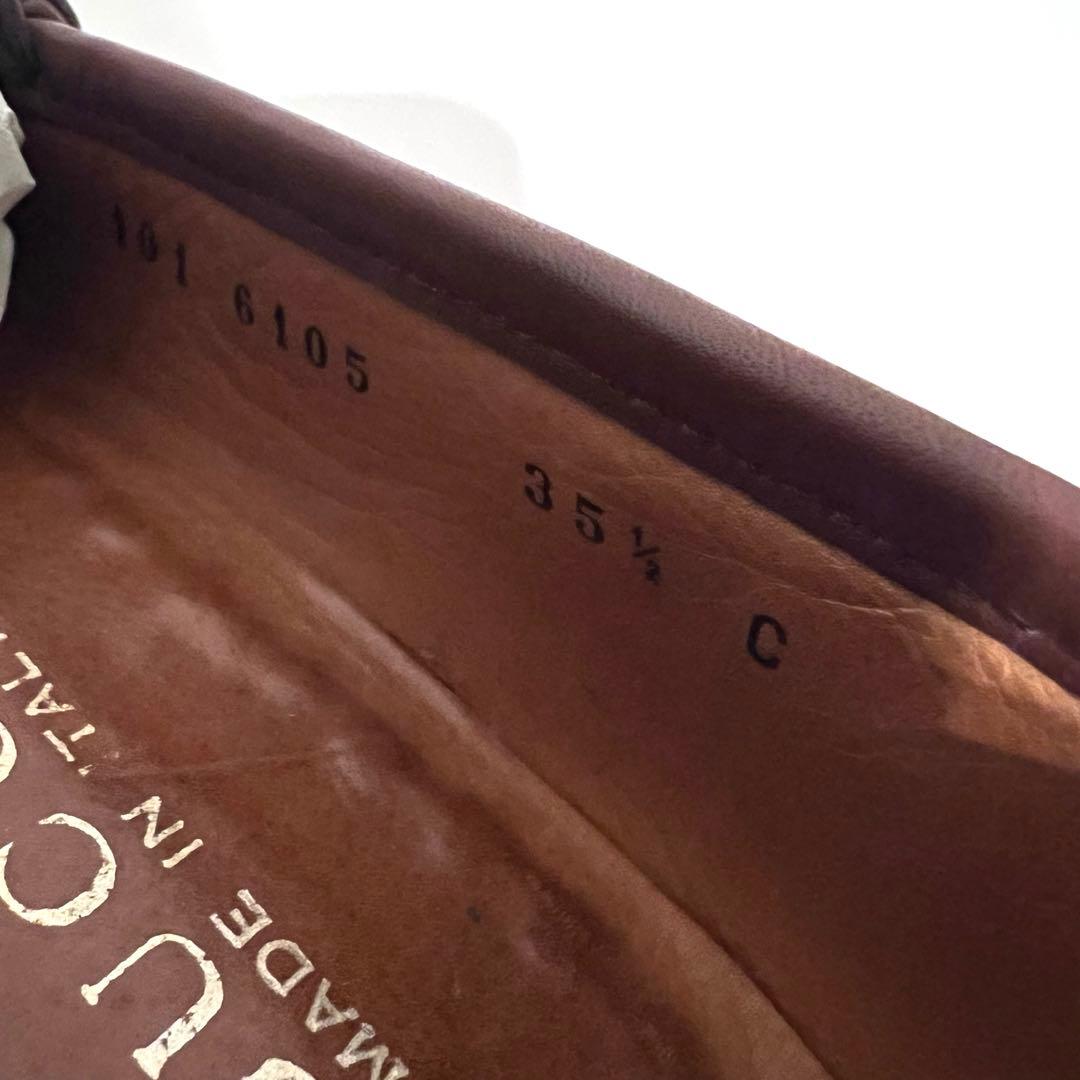 美品✨GUCCI ホースビットローファー 35 1/2 茶