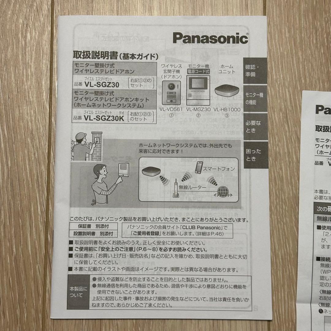 Panasonic ドアホン ドアインターホン ホームユニット モニター