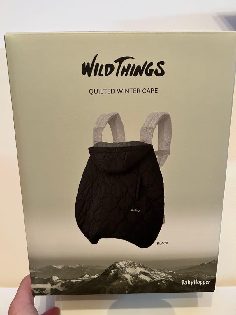 ベビーホッパー　WILD THINGS 抱っこ紐ケープ　防寒ケープ