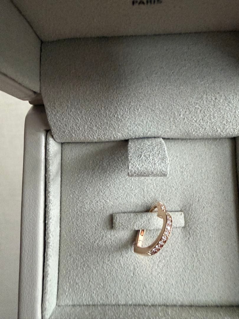 レポシ　アンティフェールk18PG片耳ピアス 新品未使用品　即購入OK‼️