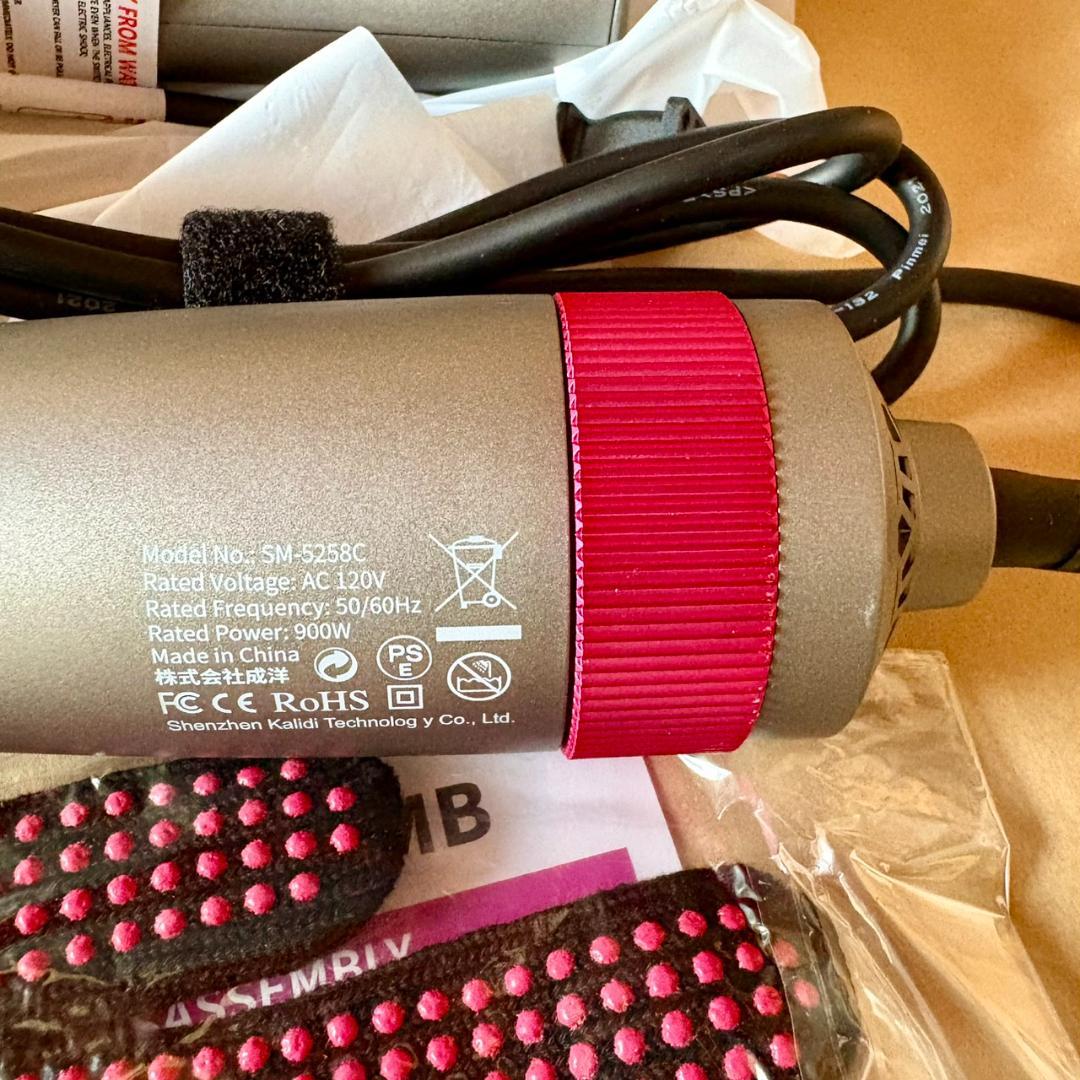 【在庫売り尽くし☆大特価】ヘアドライヤー＆多機能ホットヘアブラシ 豪華2点セット