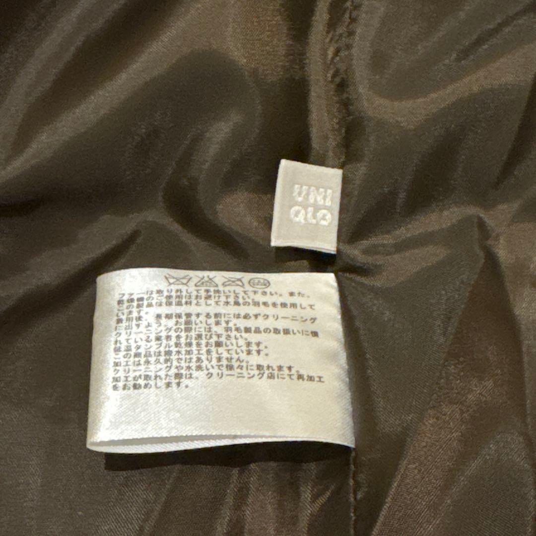 新品 ユニクロ プレミアム ダウンジャケット Sサイズ 茶 ブラウンY2K