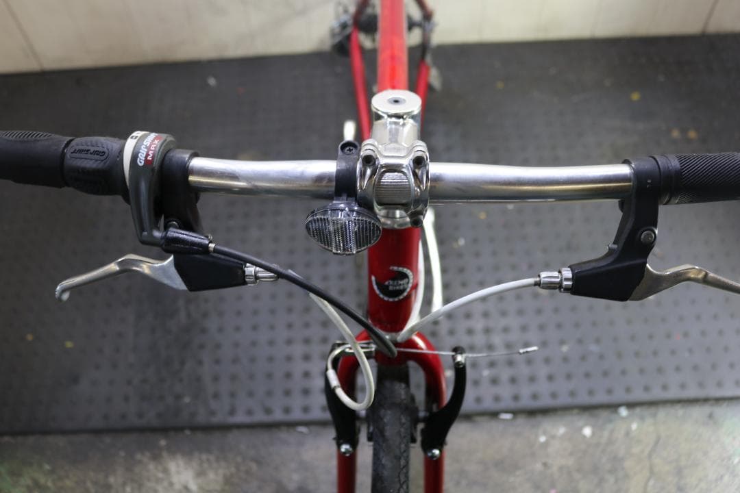 あさひ製WEEKEND アルミ 700C シマノ7速 460mm RED クロス