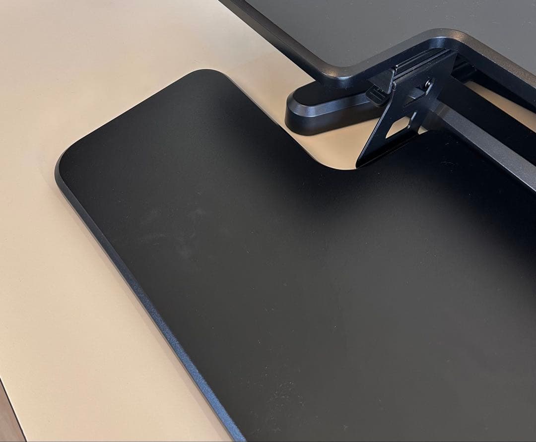 昇降式スダンディングデスク 高さ調節可能（型番：100-MR157BK）