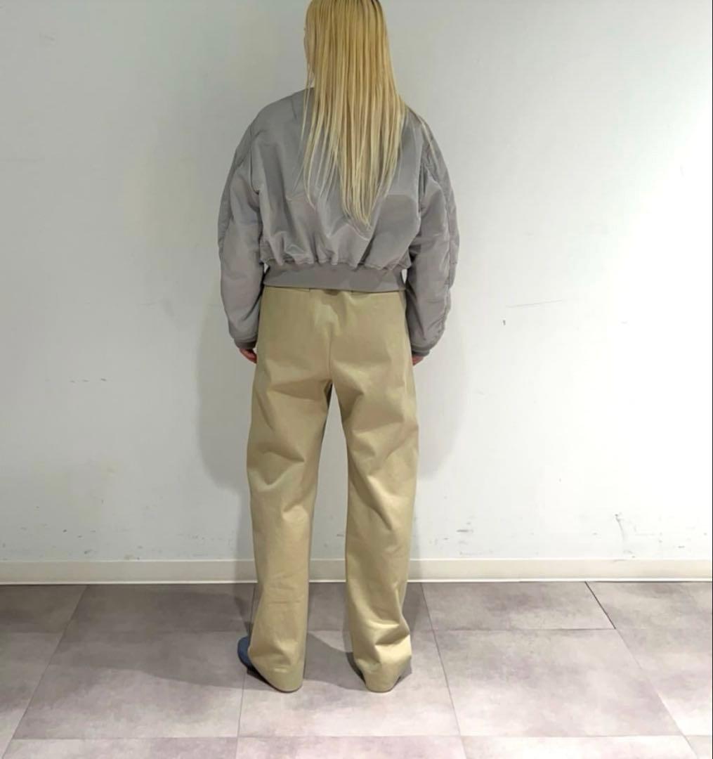 6(ROKU)コットン チノパンツ　マーベルパンツ　34