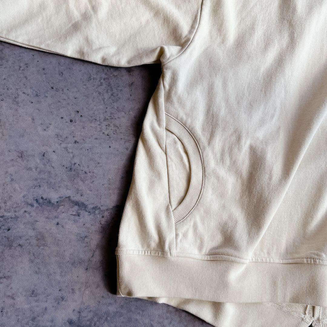 【新品】 tang ⿻ コットン 起毛 ワイドプルオーバー ルーズ ナチュラル