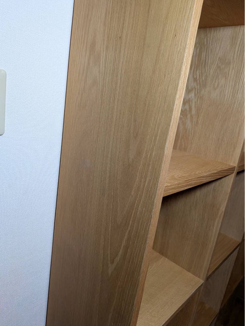 ■送料込■無印良品 スタッキングシェルフ 5×3 オーク 収納 木製棚