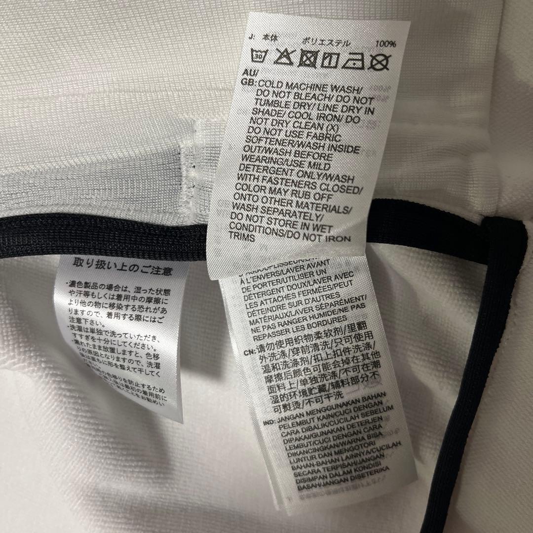 【新品タグ付】アディダス　白シンプルジャケット スポーツウェア Ｌサイズ