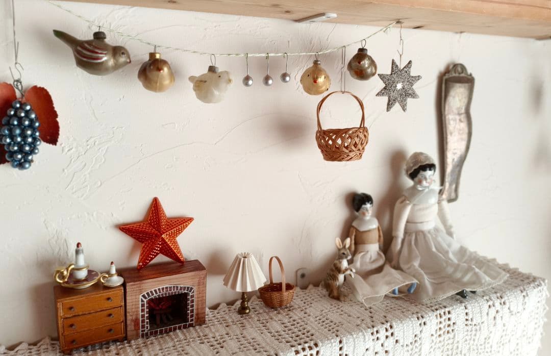 【mkuさま】 small basket ❀ 飴色のステキな バスケット