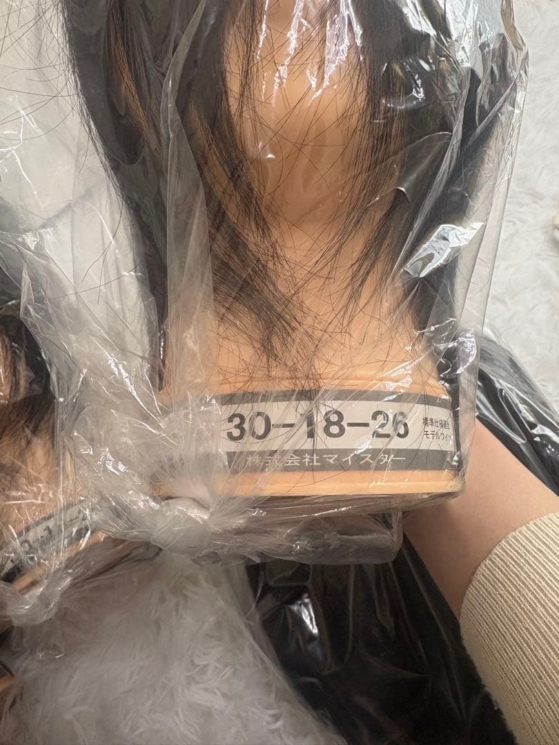 新品未使用・美容師国家試験用カットウィッグ 6個セットマイスタービューラックス