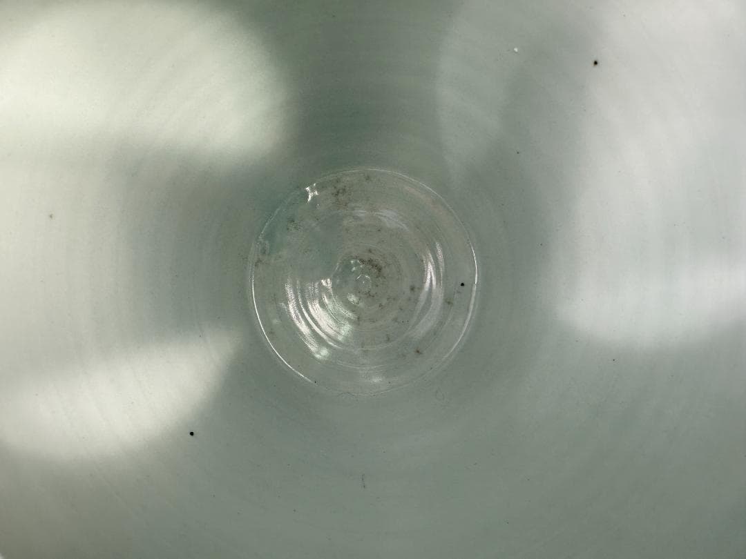 韓国美術　韓国人間国宝　安東五　白磁器　獣耳辰砂染付大花瓶　共箱