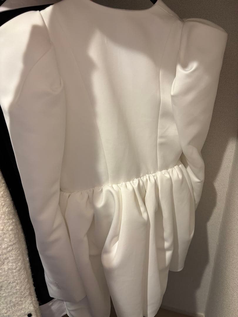 Bibiy DOROTHY PUFF DRESS ホワイト ワンピース