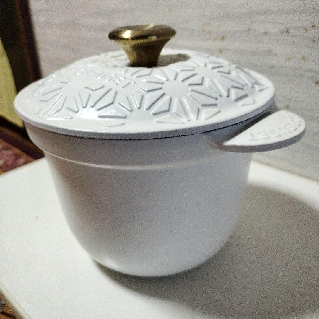 ワガラ　ルクルーゼ　18cm 炊飯　ココットエブリィ　鋳物　鍋　インナーリッド