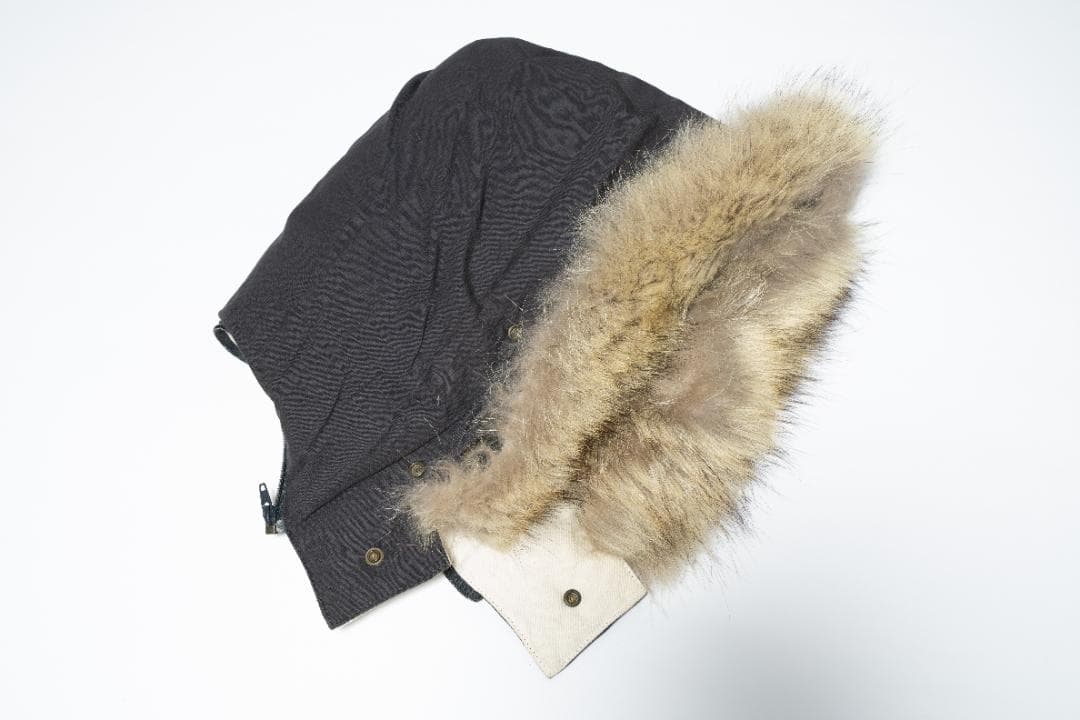 フルカウント モッズコート ファー付き ダークグレー