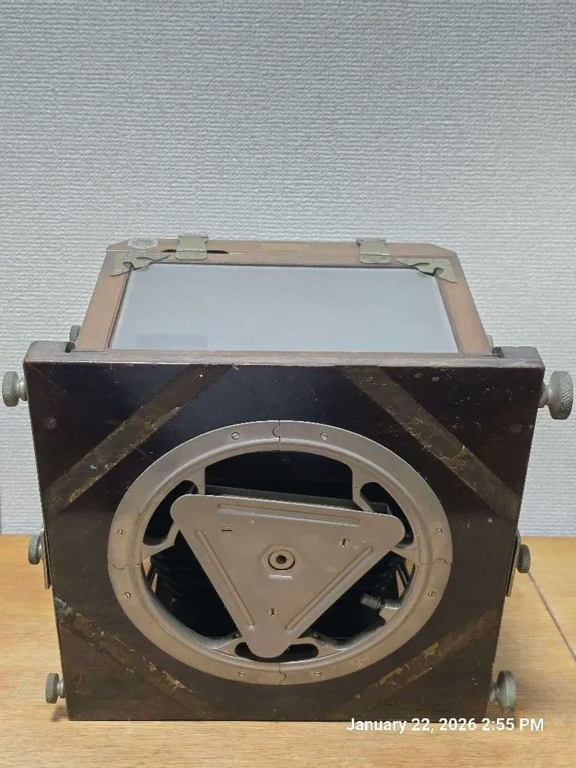 大判カメラ 木製 折りたたみ式 FUJINAR 4.5/135mm