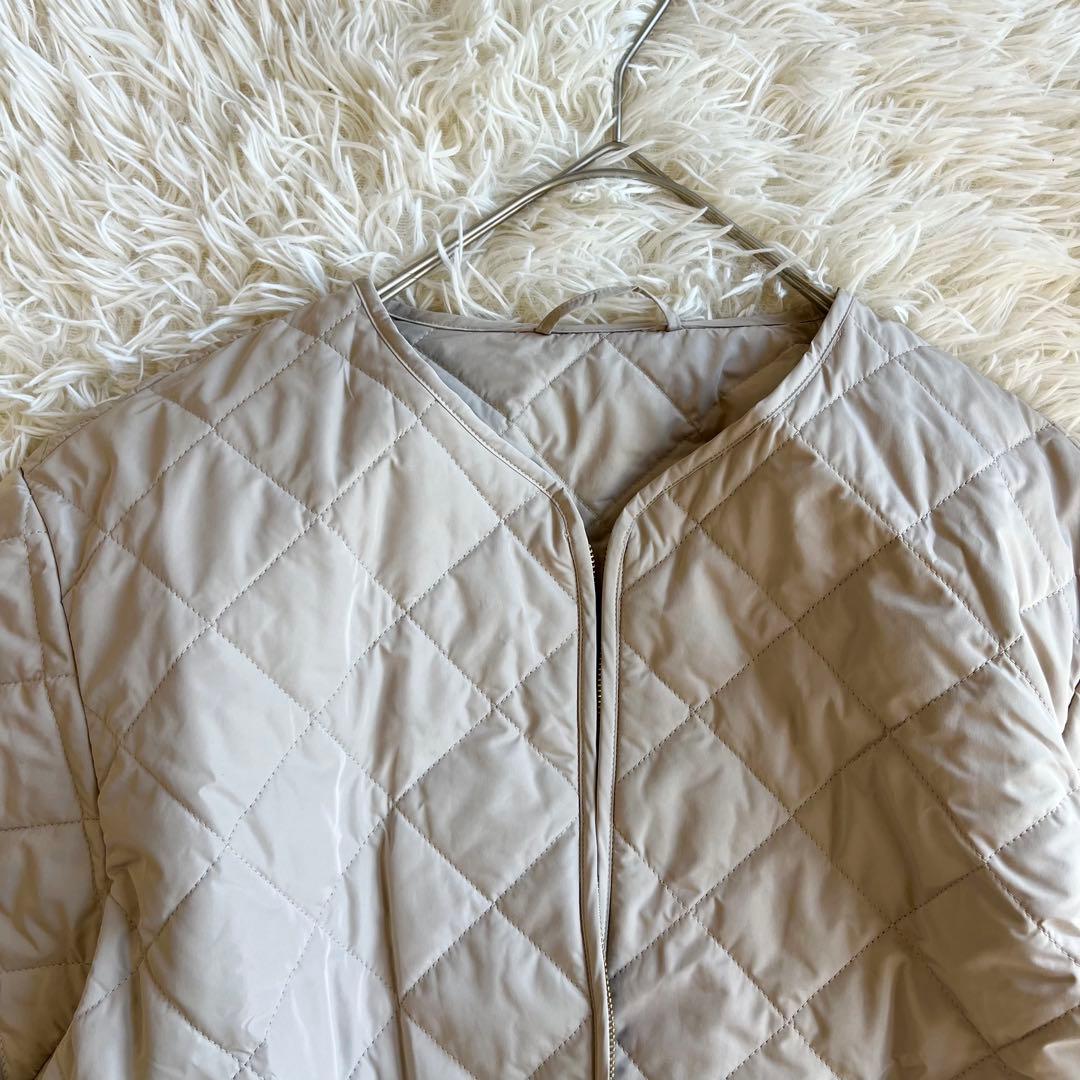 美品 23区 ライナー付き フーディーモッズコート 大きいサイズ 44 ベージュ