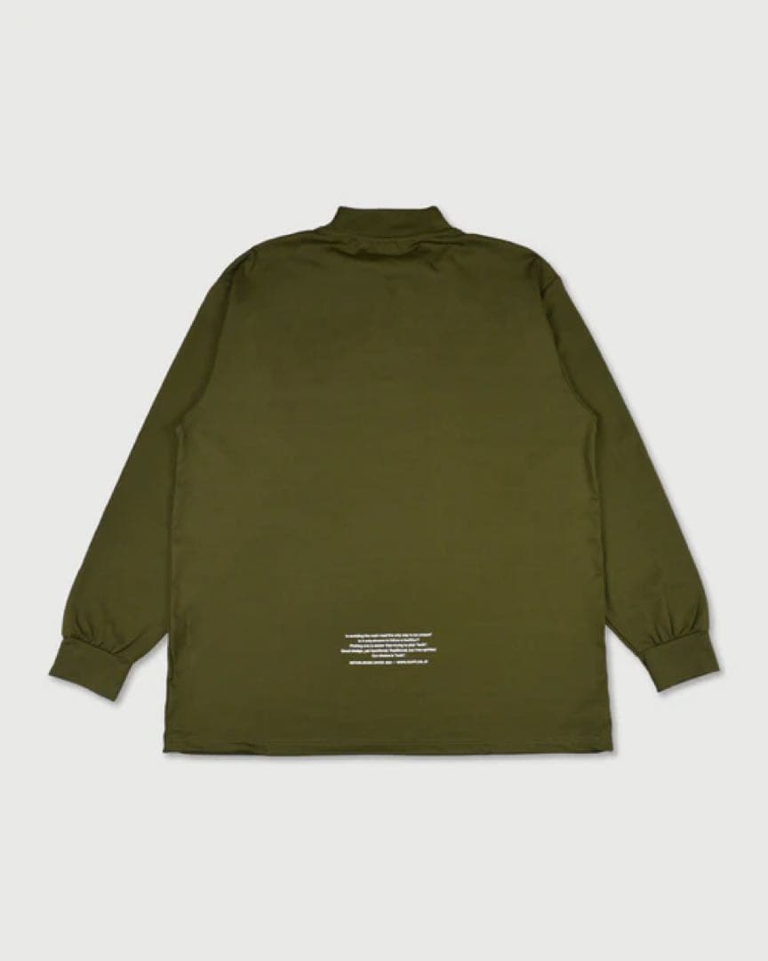 新作　ラフロッグ　RUFFLOG MOCK NECK KHAKI