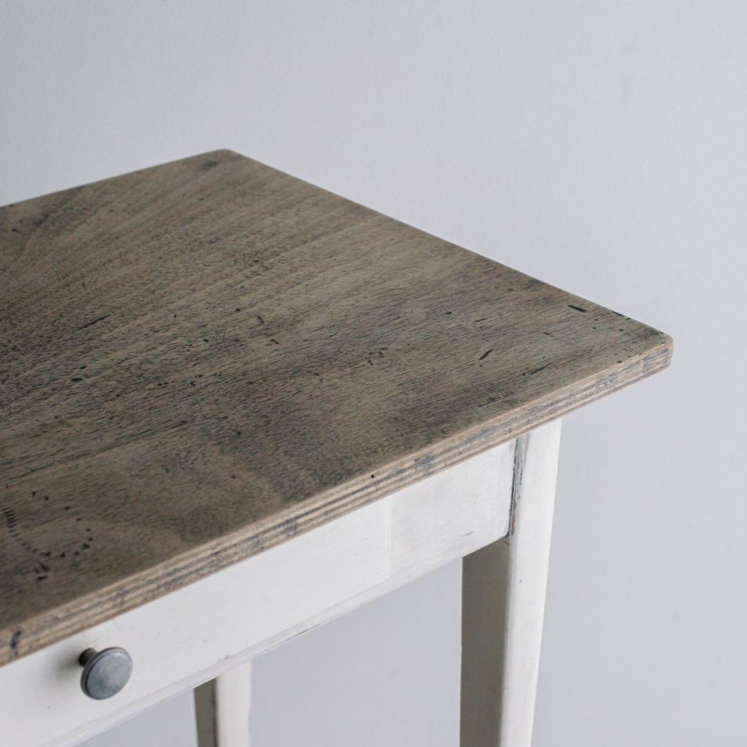 フランス アンティークデスク パイン 古家具 無垢材 ブロカント