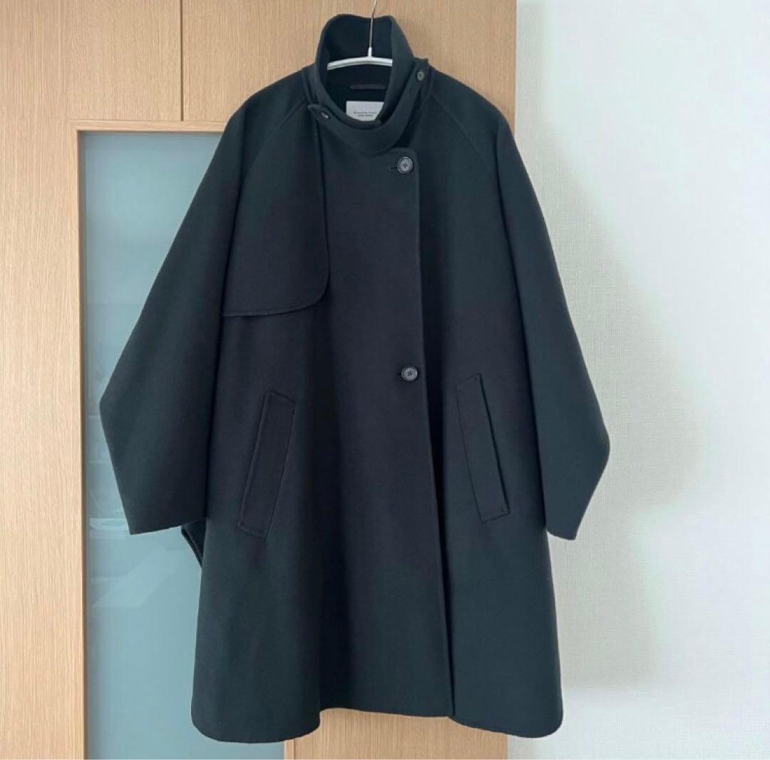 Beauty & Youth リバー ポンチョ コート Dark Green M