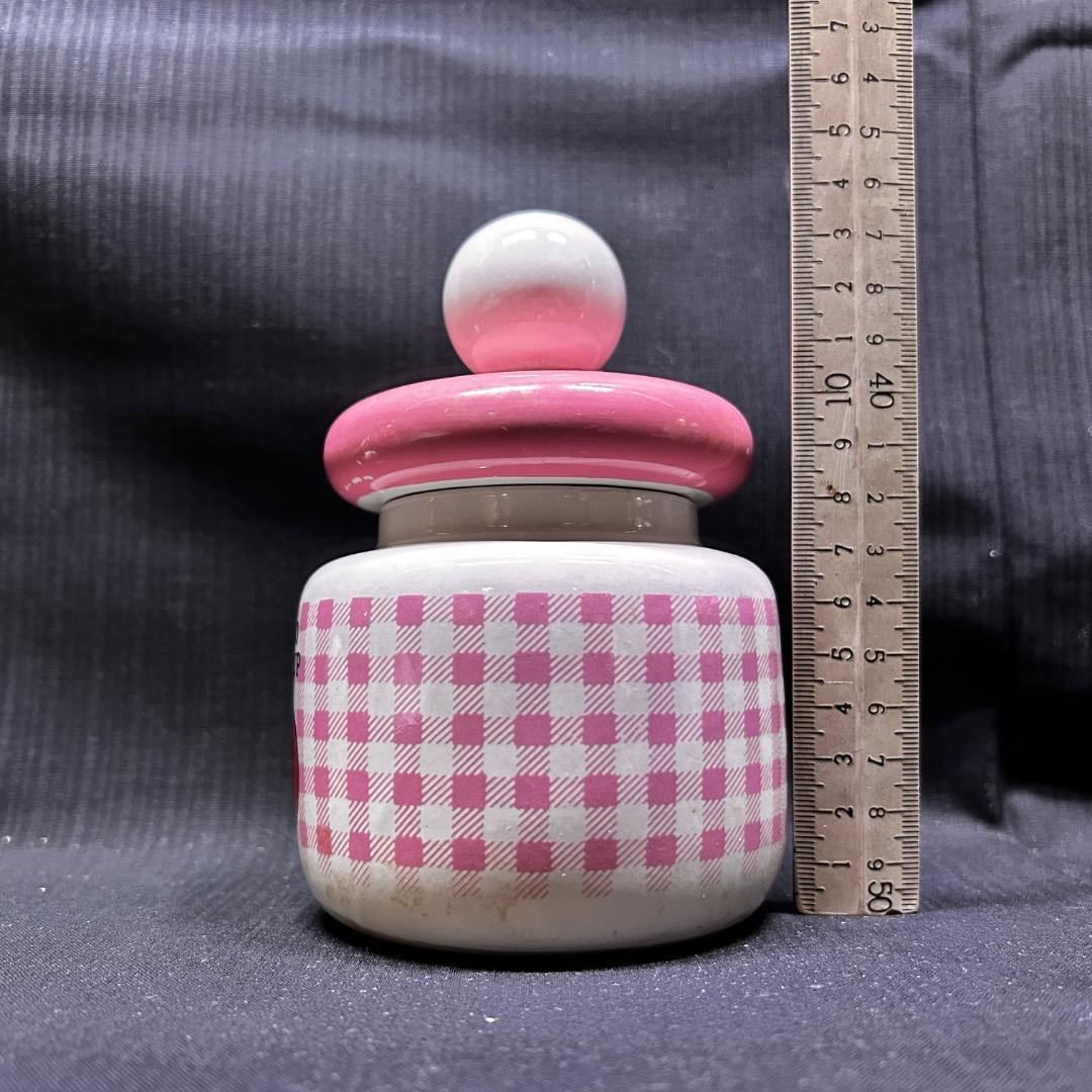 ▽Fb左1099 内藤ルネ 陶器製 キャニスター パンダ 置物 2点まとめ