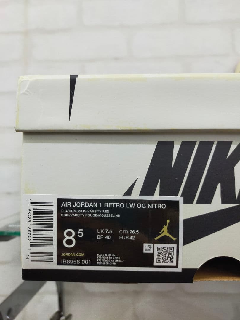 シューズ(男性用) NIKE AJ1 Nigel sylvester LOW IB8958-001