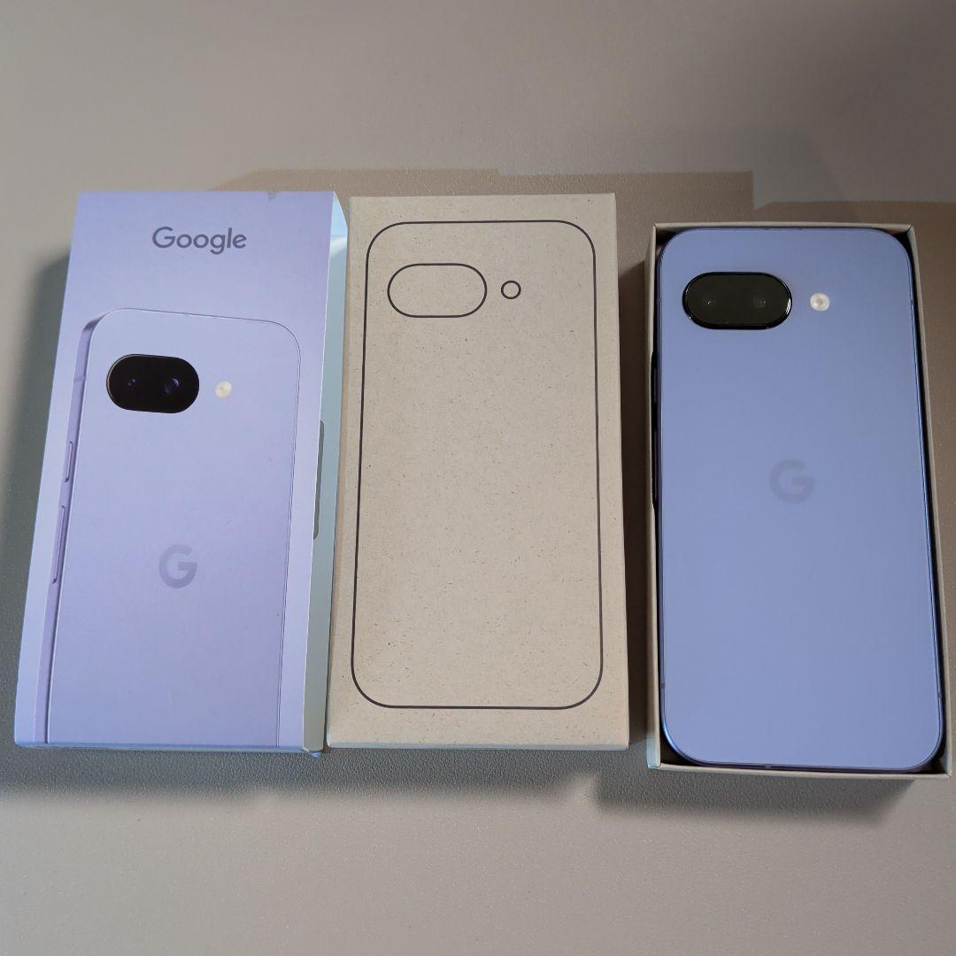 【美品】Google Pixel 9a 本体スマートフォン 青