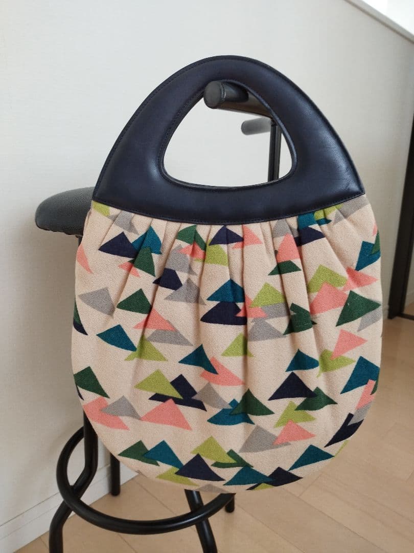 専用★ミナペルホネン★シェルバッグ★手持ち・底がレザータイプ