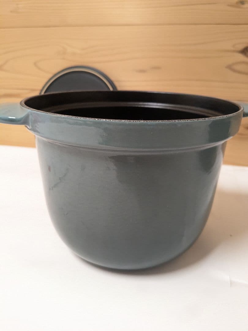 ル・クルーゼ ココット・エブリィ18 インナーリッド付 オーシャン