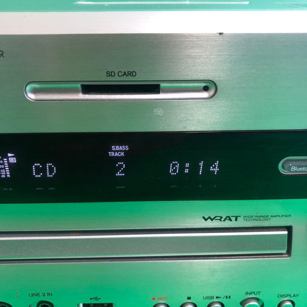 ONKYO ミニコンポ Bluetooth対応 CD/SD/USB 現状渡し