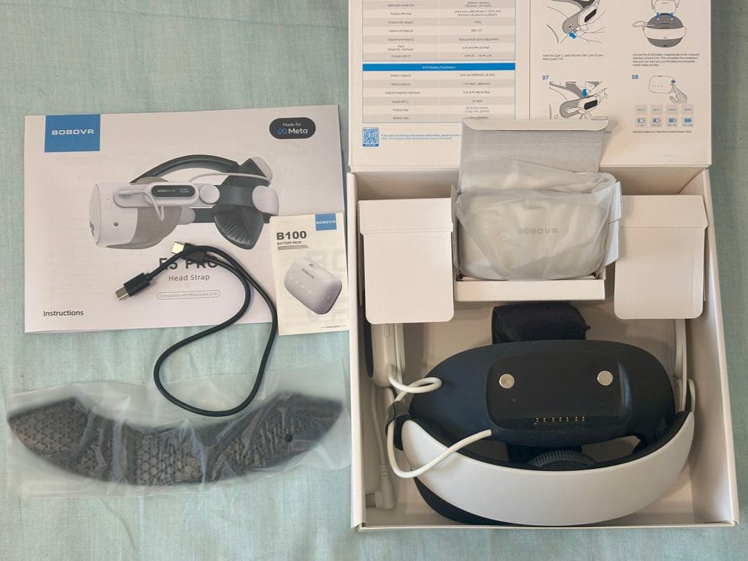  Quest3 128GB BOBOVR E3 Pro セット