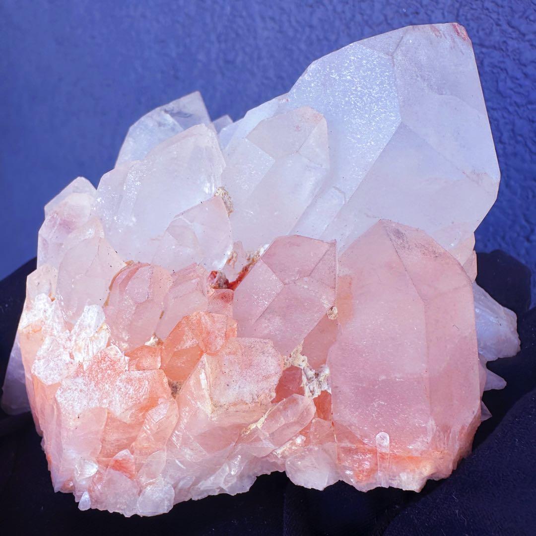 爆アレ❗️可愛いピンク♡超綺麗マダガスカル産パイナップルピンククラスターA1514