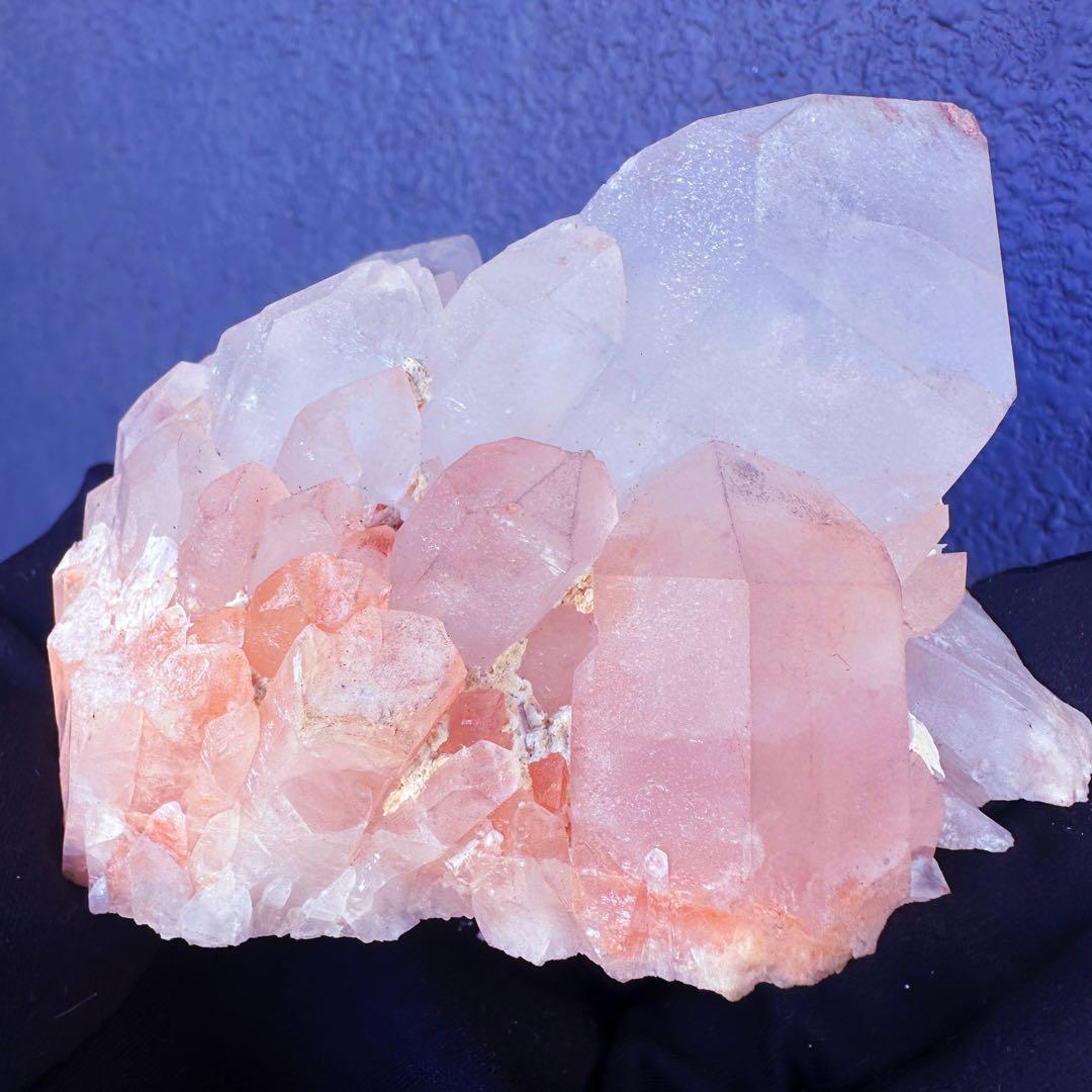 爆アレ❗️可愛いピンク♡超綺麗マダガスカル産パイナップルピンククラスターA1514