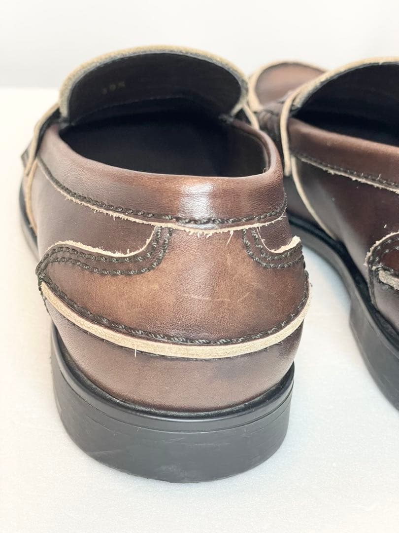 MiuMiu ヴィンテージ加工 (ブラウン) ペニーローファー 25cm