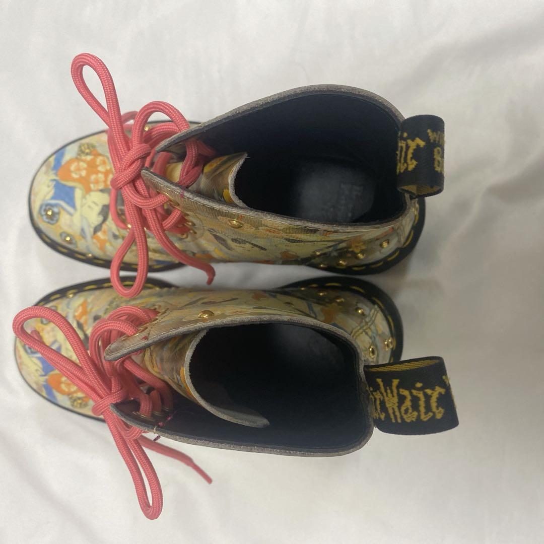 専用　Dr.Martin UK4 和柄　8ホールブーツ UK4 約23.5cm