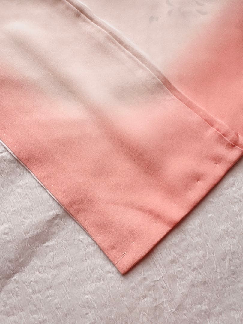 【訳あり特別価格】　正絹　訪問着　総絞り　四季華合わせ