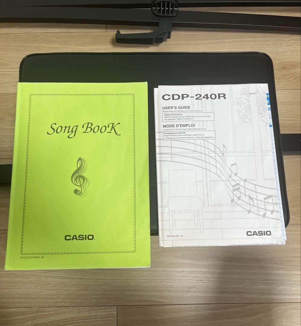 CASIO 88鍵キーボード CDP-240RBK スタンド・椅子付き