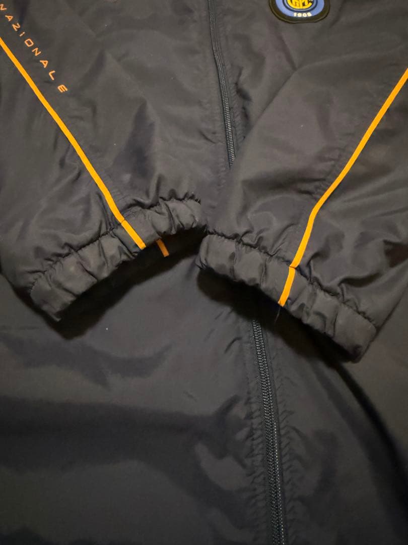 2003/04 インテルミラノ ナイロンジャケット ブルゾン (L)ナイキ 厚手