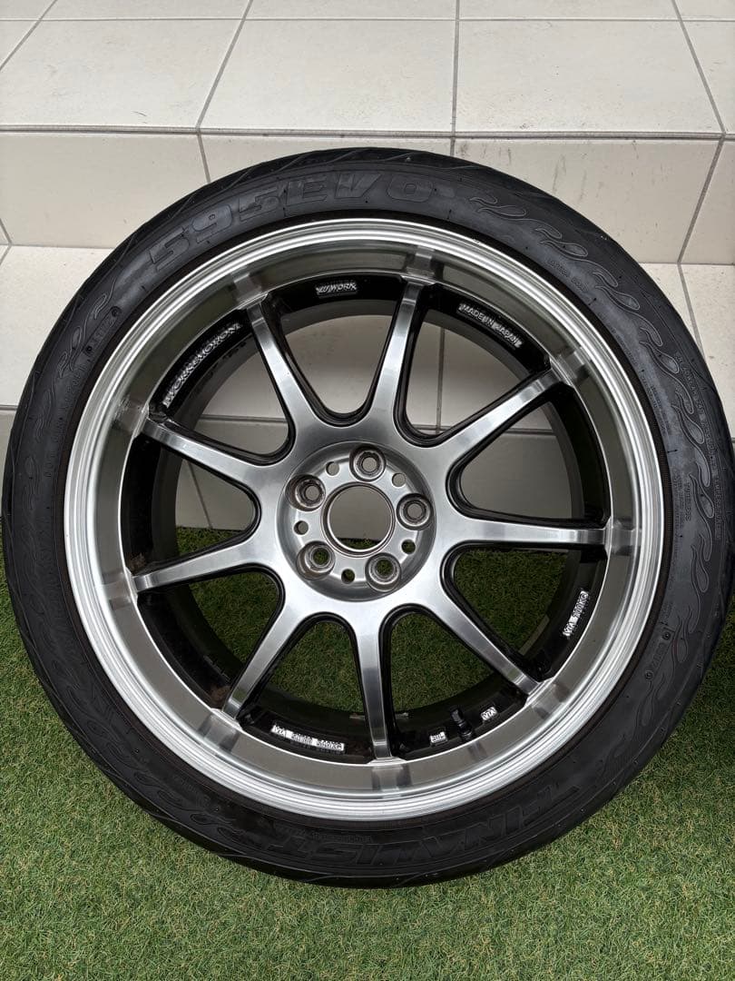 WORK EMOTION D9R 18インチ 2本セット PCD100 5穴