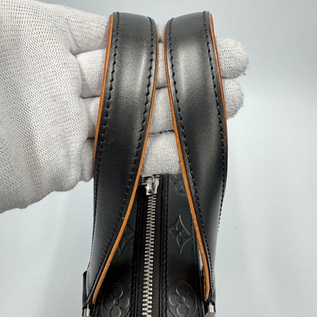 ルイヴィトン モノグラム マット マルデン レザー ビジネスバッグ ノワール 黒