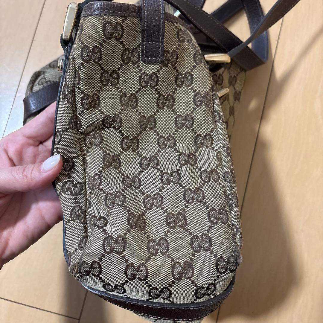 GUCCI GGパターン ハンドバッグ ベージュ/ブラウン