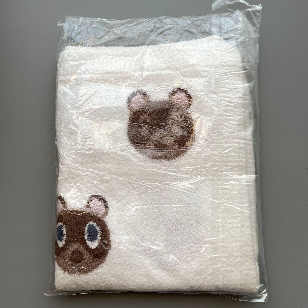 ジェラートピケ あつまれどうぶつの森　つぶまめ　ジャガードブランケット　あつ森