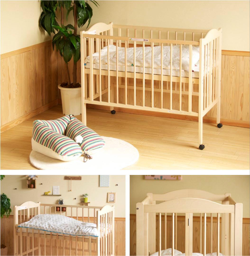 SLEEPY ベビーベッド　ワンタッチハイベッド パル 石崎家具 日本製