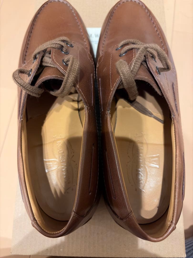 J.M.WESTON 690 ヨットダービー ロシアンカーフ タン 6D 廃盤