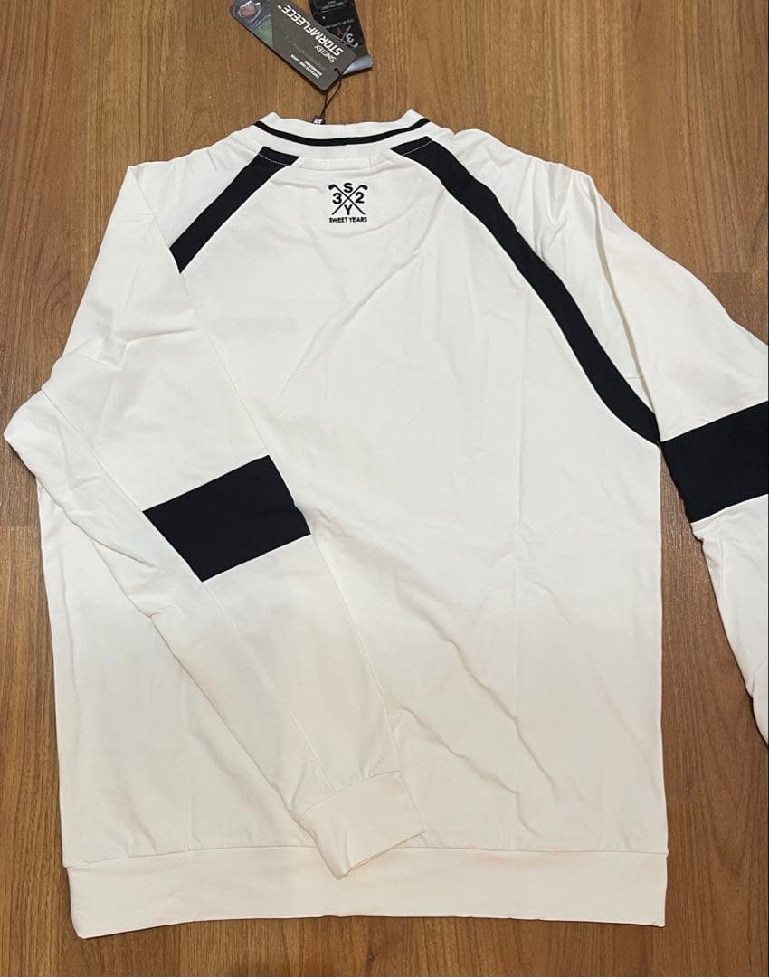 【SY32 SWEET YEARS】メンズ 防寒プルオーバー L ホワイト