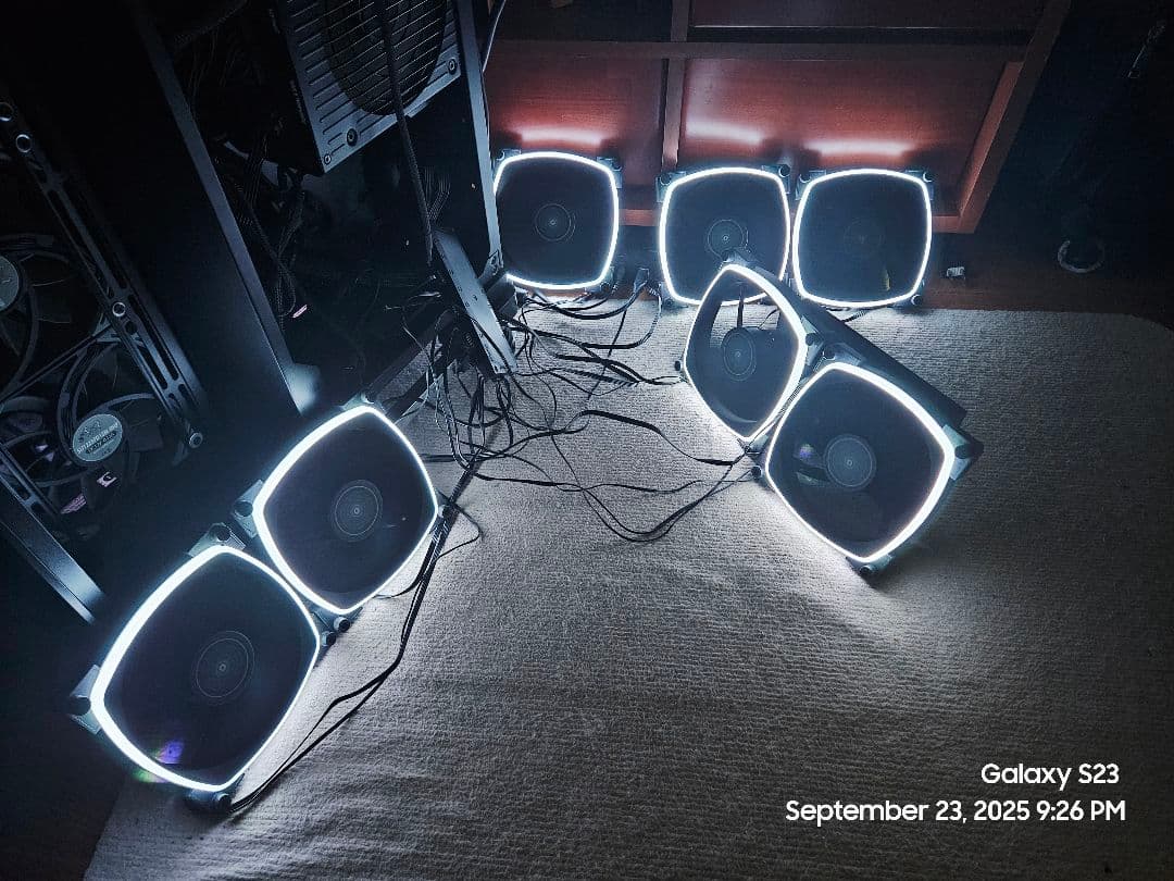 MONTECH PC ケースファン7枚セット　RX140 AX140