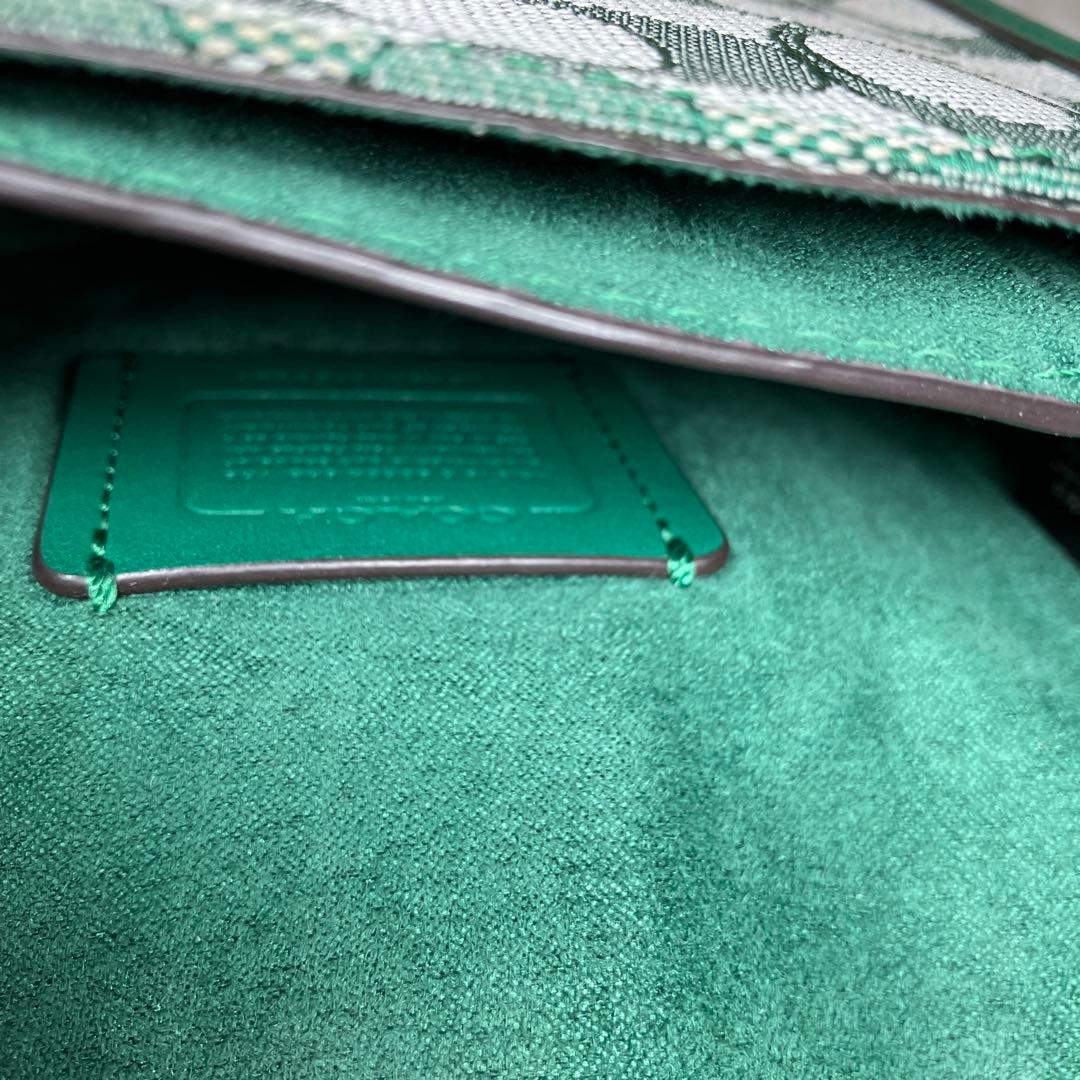 コーチ ショルダーバッグ ポシェット モCOACH c8321 Sグリーン 緑