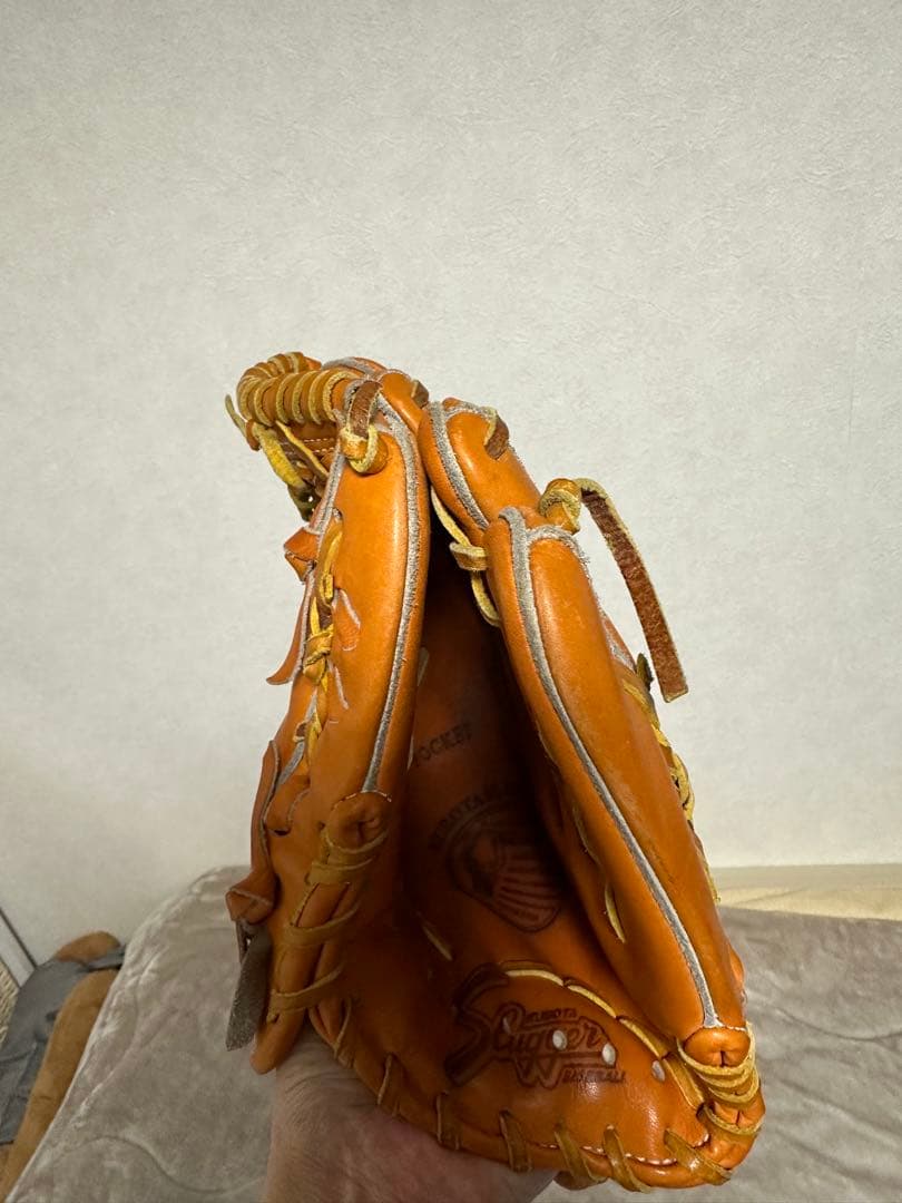 【Slugger】硬式グローブ オレンジ KSG-MS-1