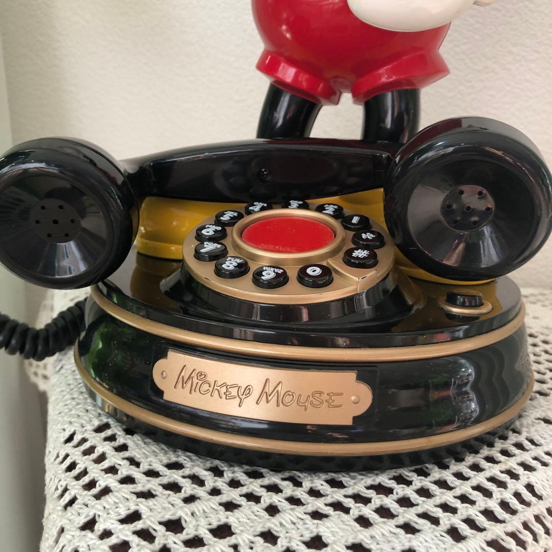 ミッキーマウス電話機　アンティーク