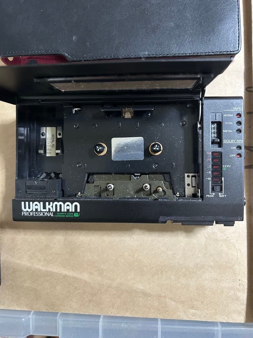 ソニー ウォークマン WM-D6 元箱&未使用付属品(デモテープ・ストラップ)付