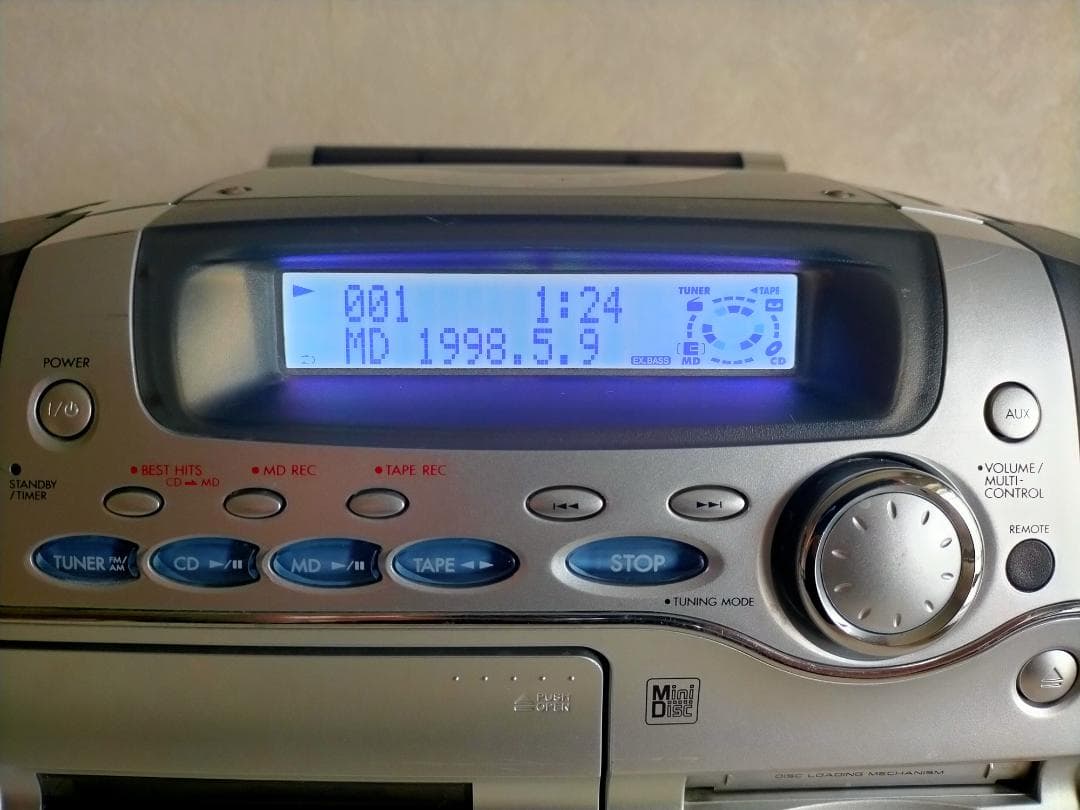 希少 動作品 ケンウッド MDX-F55 MDステレオシステム RAMPAGE